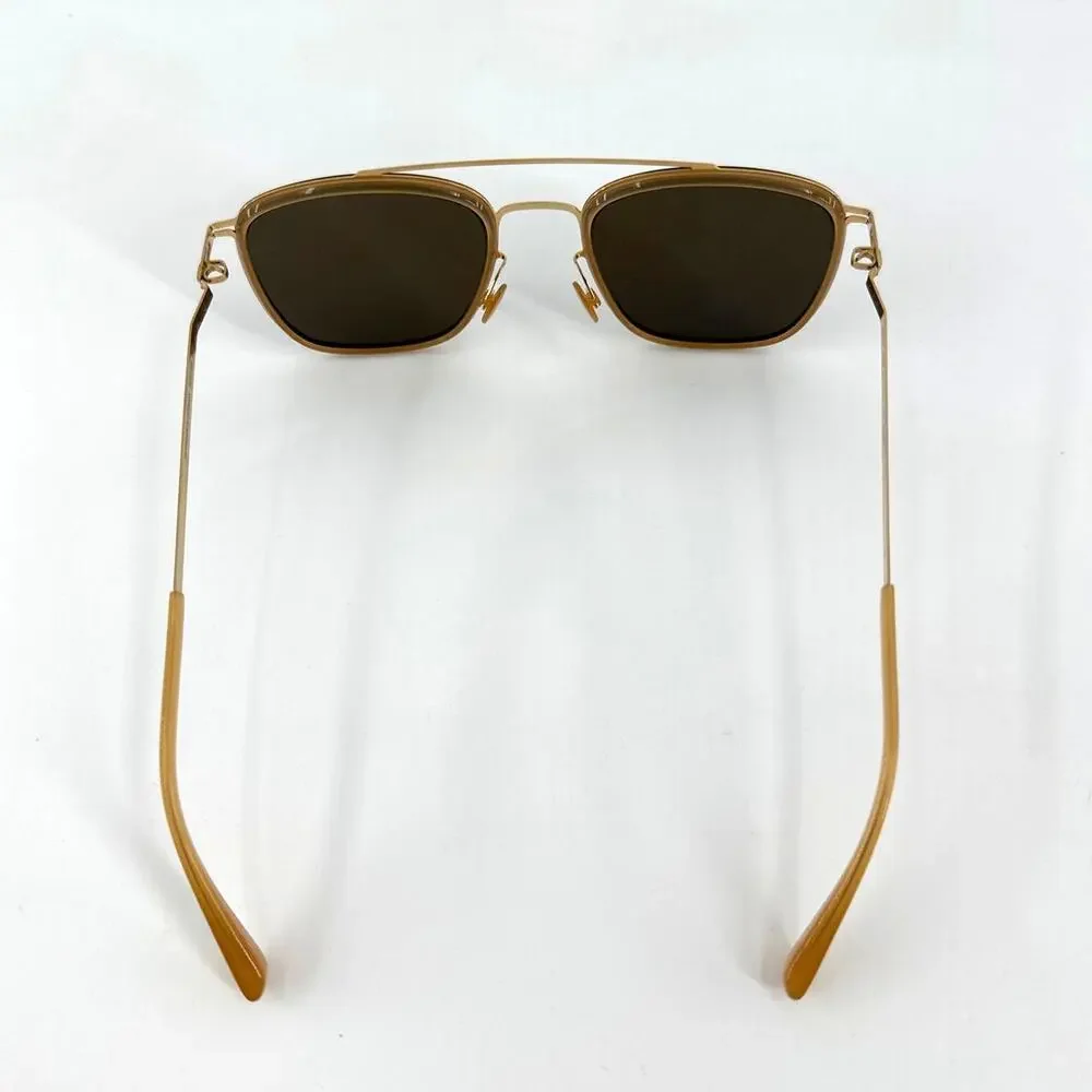 Mykita Men's Gold Brown Jeppe 6U79 Eyewear Sunglasses